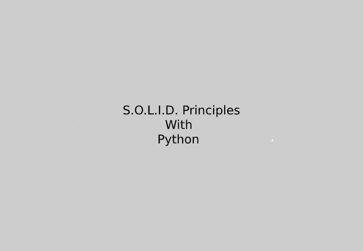 SOLID Principles Diagram